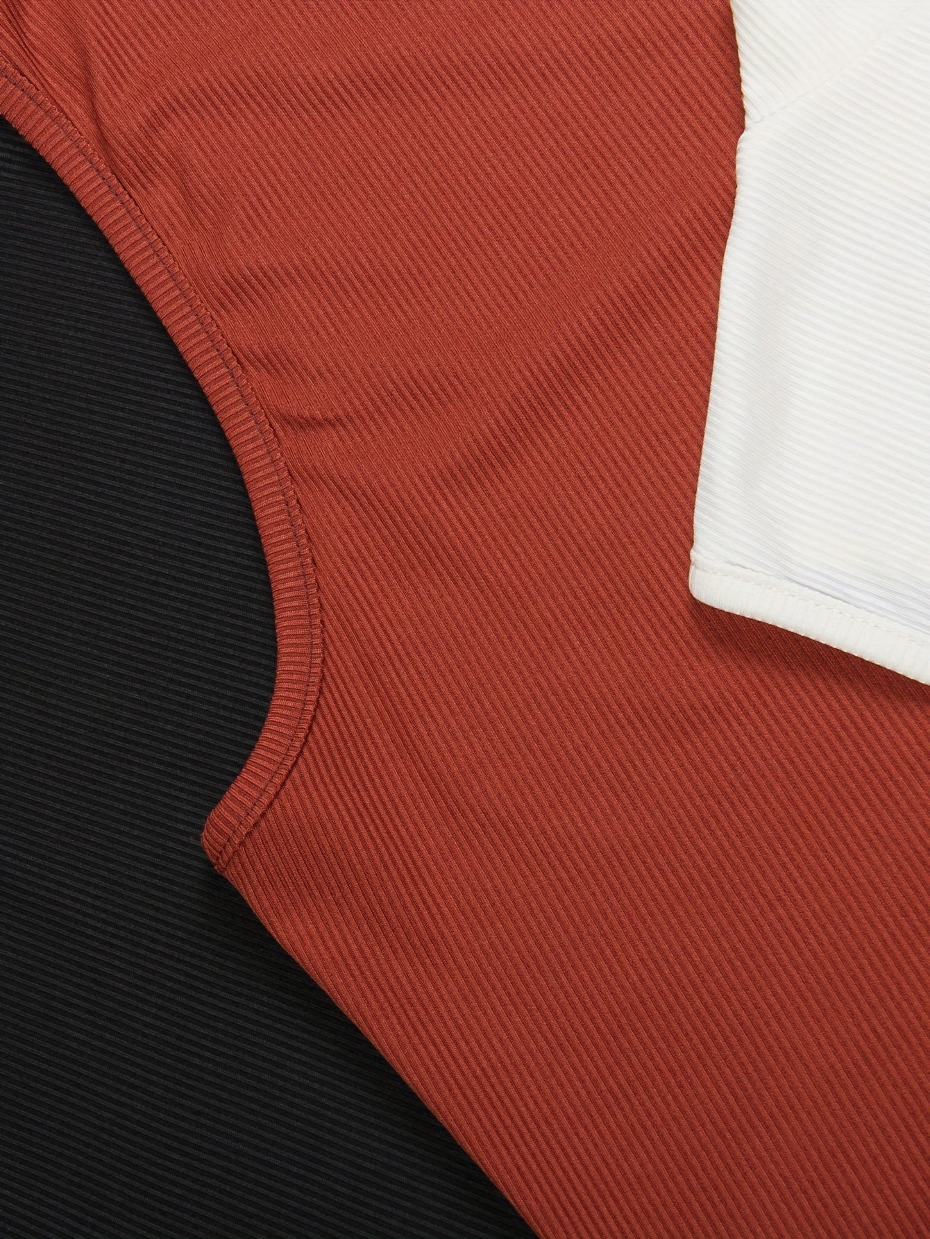 3-Pack Plus Size Mock Neck Ribbed Tank Top Set