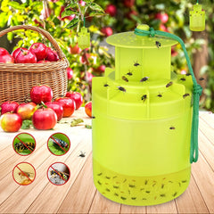 Reusable Outdoor Fly Traps Hanging Fly Catcher Non Toxic Fly Repellent