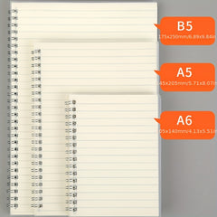 Coil Notebook Horizontal Line Grid Dot Matrix Blank Small Fresh Notebook