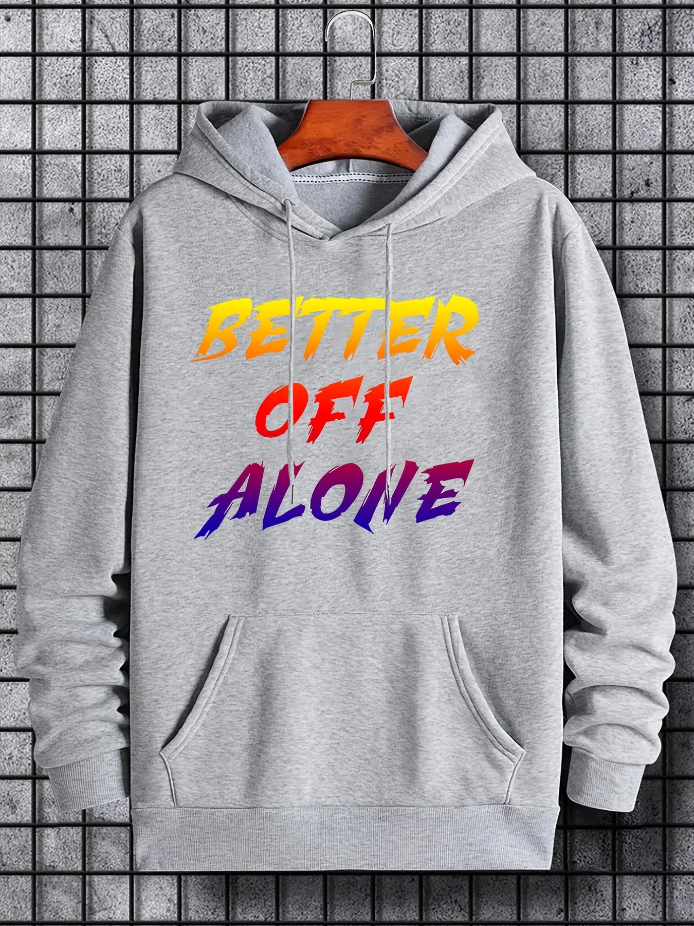 Boys In The Hood Print Hoodie Men's Casual Pullover Hooded Sweatshirt