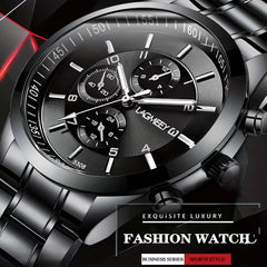 Men's Ultra Thin Steel Strap Sports Watch