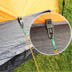 10pcs Windproof Tent Awning Clamp Securely Fasten Tarp Outdoor Camping