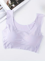 Sexy Sports Bra Sleeveless Workout Tank Top