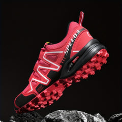 Men's Striped Hiking Shoes Outdoor Non Slip Sports Shoes
