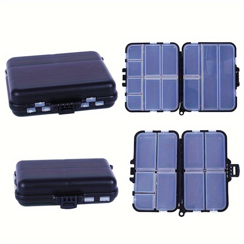 Waterproof Fishing Tackle Storage Box 9 Compartments Durable Outdoor Tool Box