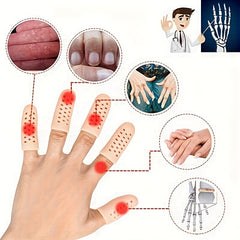 10pcs Silicone Finger Protector with Holes Reusable Anti-wear Gloves