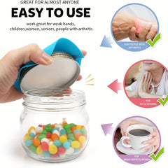 Anti Slip Silicone Can Opener Pad Multicoloured Rubber Jar Opener Gripper Pad