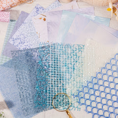 15pcs Textured Paper Scrapbook Paper for DIY Art Craft Junk Journal