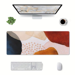 Marble Style Mouse Pad 80x29.97 cm Non-Slip Rubber Base Mousepad