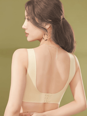 Lace Stitching Full Coverage Bra Seamless High Stretch Bra Women's Lingerie