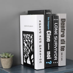 4pcs Book Stands Non Slip Book Stopper for Bookshelf Decor