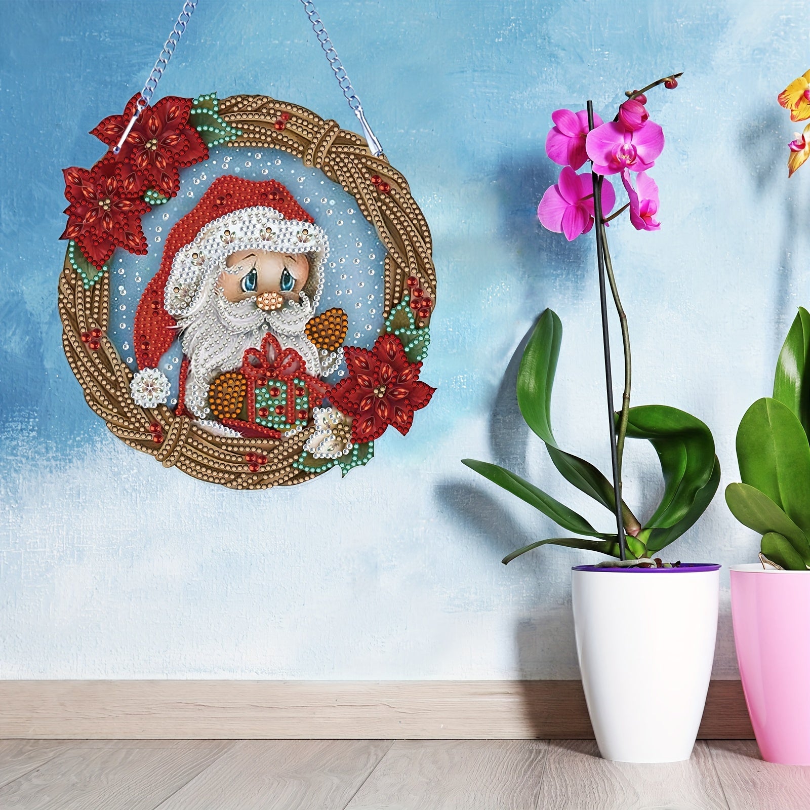 Santa Claus Special Shape Diamond Painting Kit Beginner DIY 5D