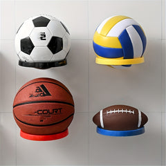 Wall Mounted Ball Rack for Basketball and Football Storage