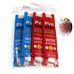 Carp Fishing PVA Mesh Refill Roll Hair Rig Hook Bait Feeder Net Bags