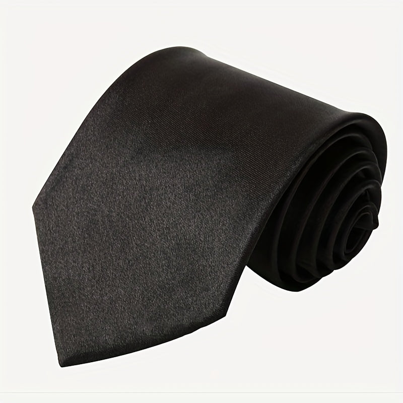 Men's Solid Necktie Business Wedding Party Necktie Gift For Men