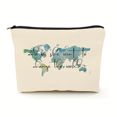 Change the World Graduation Makeup Bag