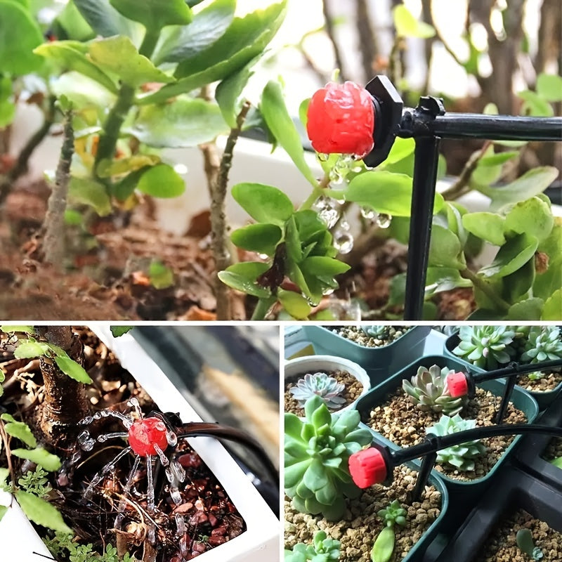 50/100pcs Micro Flow Dripper Drip Head Sprinklers for Irrigation System