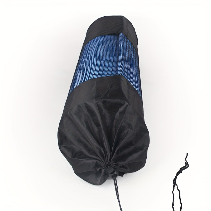 Yoga Mat Mesh Storage Bag Foam Roller Drawstring Backpack