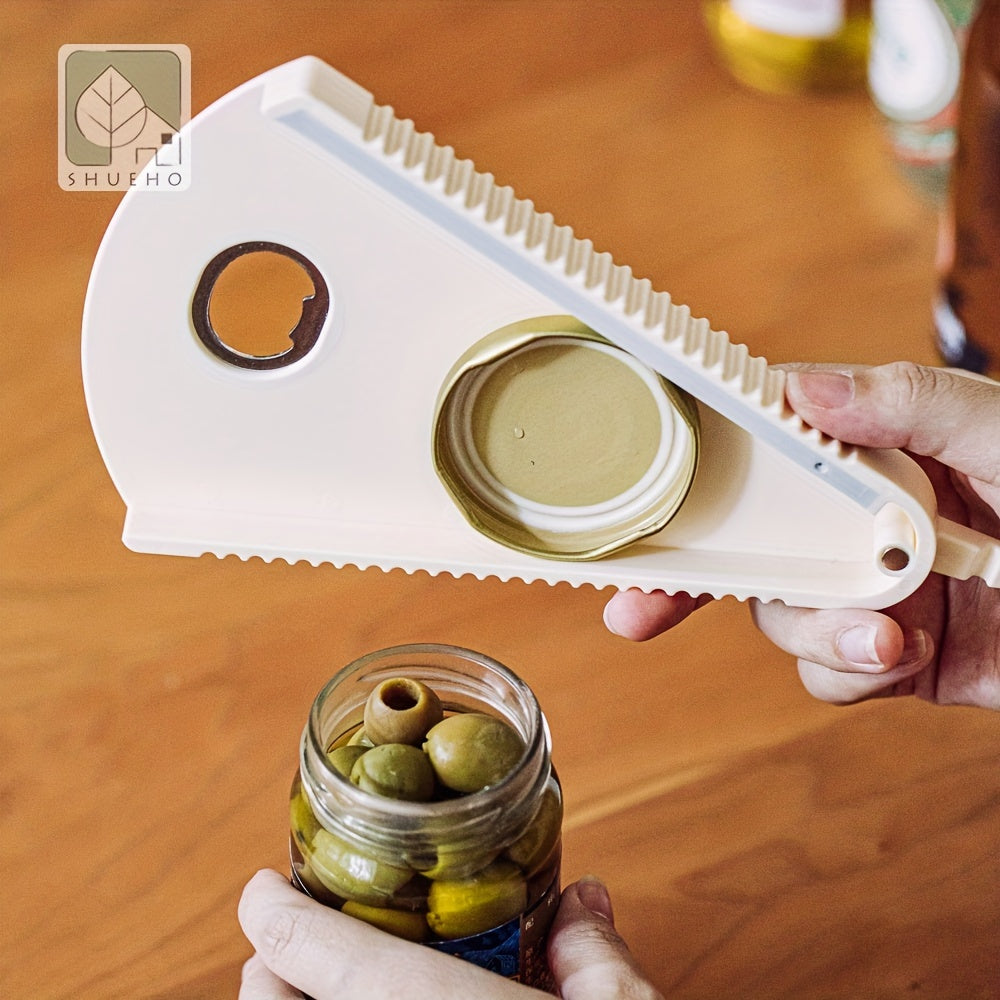 SHUEHO Multifunctional Bottle Opener - Open Sealed Bottle Lid, Can, Wine Cap