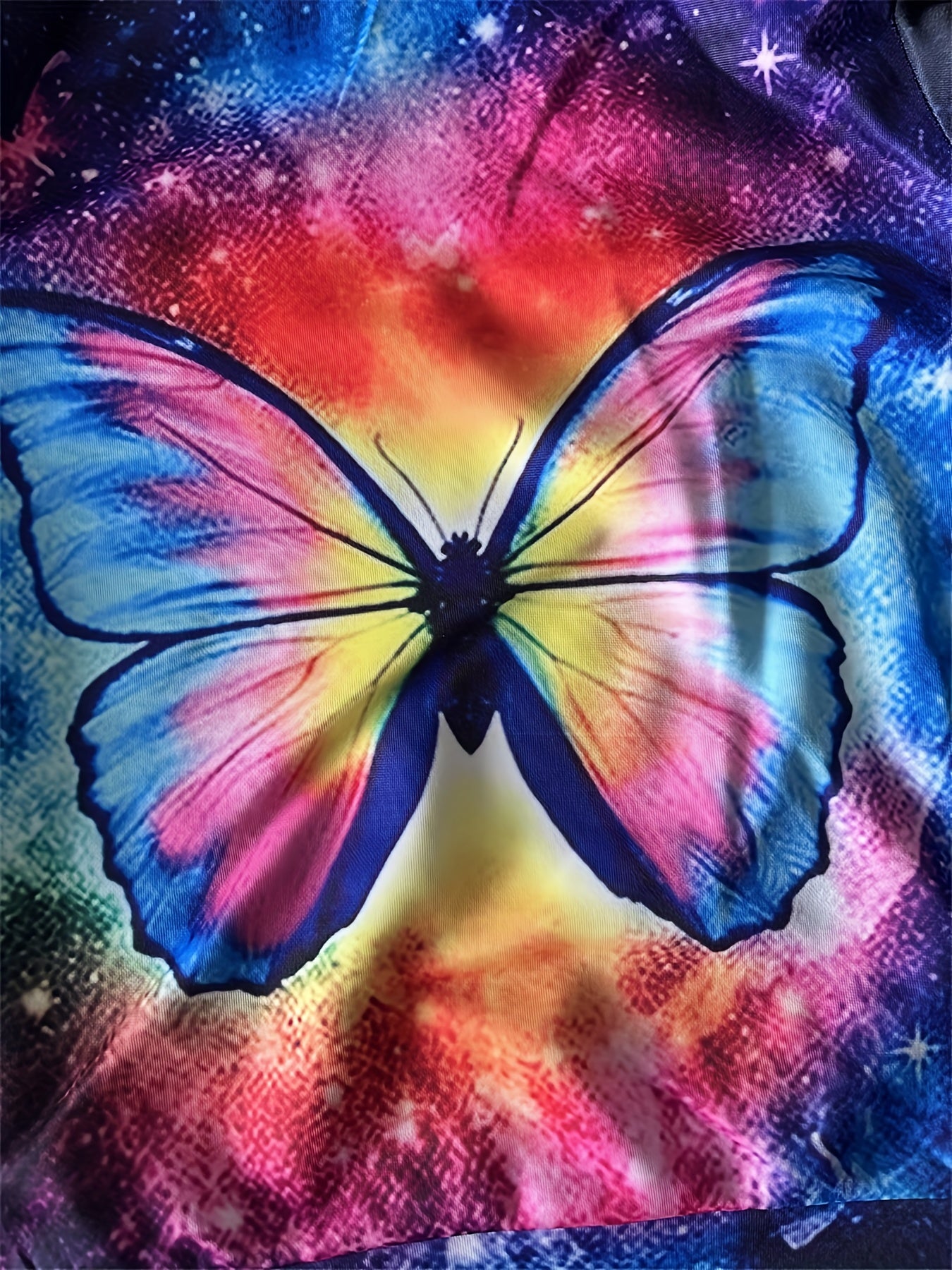 Kids Butterfly 3D Print Hoodie Street Casual Hooded Tops