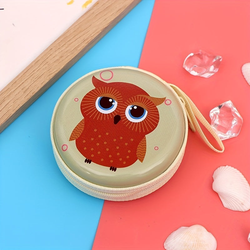 Cute Cartoon Zipper Coin Purse for Girls