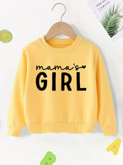 Toddler Girls MAMA'S GIRL Sweatshirt Baby Kids Clothes