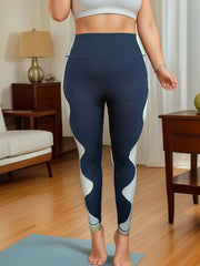 Colorblock Tummy Control Yoga Leggings