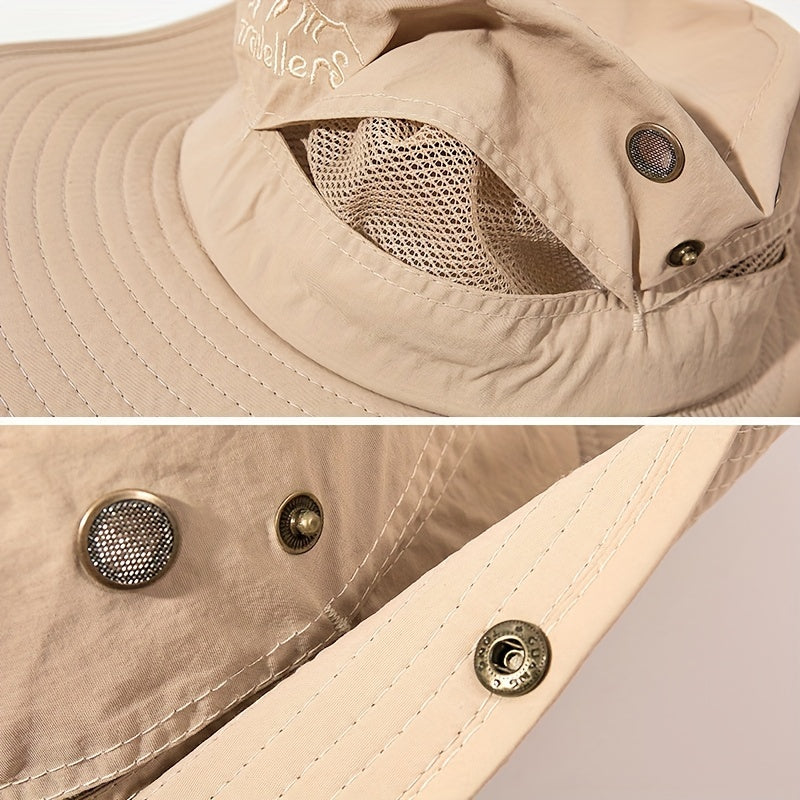 Boonie Mesh Sun Hat Wide Brim UV Protection Fishing Hiking Unisex