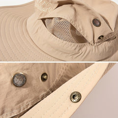 Boonie Mesh Sun Hat Wide Brim UV Protection Fishing Hiking Unisex