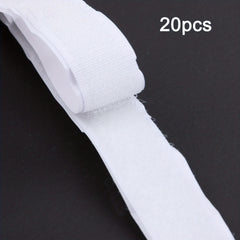 20pcs Hook and Loop Strips - Heavy Duty Mounting Strips for Home or Office Use