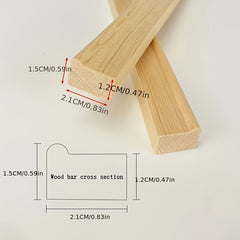 Pine Wood Frame Bandage Silk Picture Frame DIY Easy Assembly
