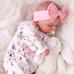 BABESIDE 20 Reborn Baby Doll with Fabric Body & Vinyl Limbs