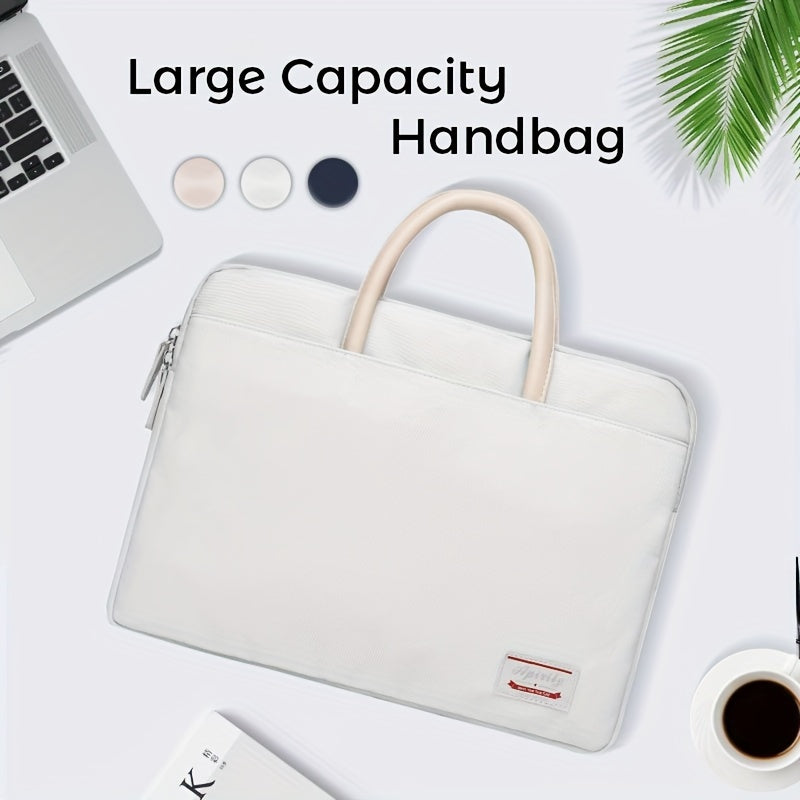 15.6 inch Laptop Bag Waterproof & Shockproof Faux Leather