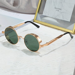Steampunk Round Sunglasses UV400 Sun Shades