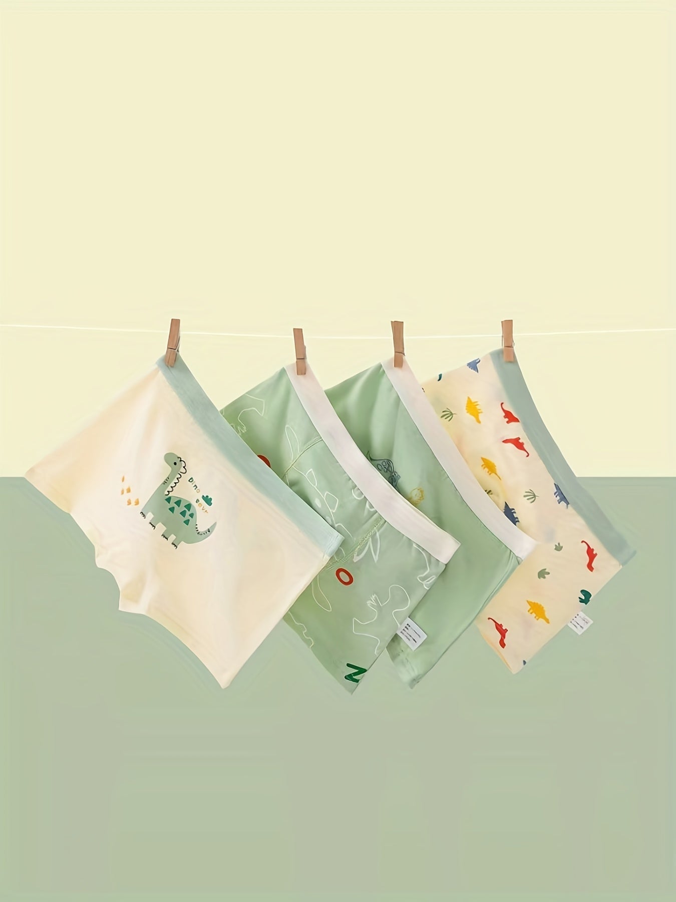 4pcs Boys Teen Cartoon Boxer Briefs Clothes