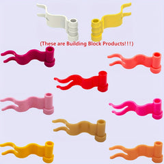 20pcs Mini Building Blocks Pillbox Flag DIY Toys Mixed Colors