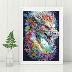Dragon Diamond Painting Kit 5D DIY Cross Stitch Diamond Art