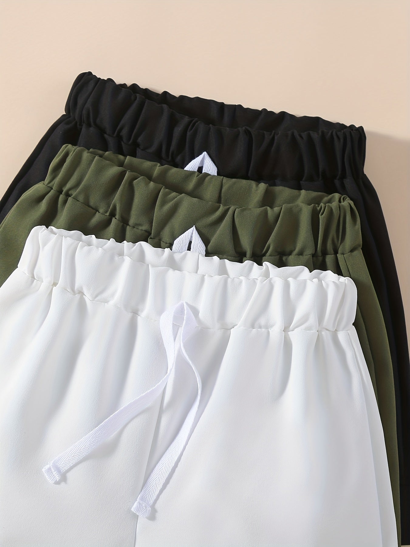 3pcs Boys Letter Print Shorts Creative Quick-dry Summer Outdoor
