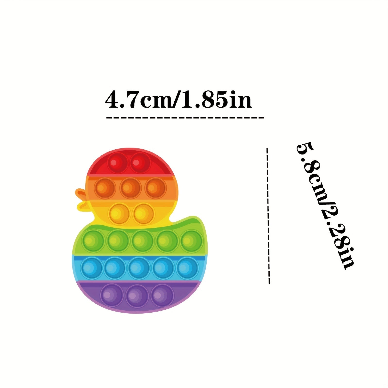 50PCS Pop Fidget Toy Sticker Party Supplies Vinyl Waterproof Sticker Stickers