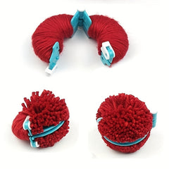8pcs Pompom Weaver Woolen Pompom Doll Plush Ball Maker DIY Tool Set