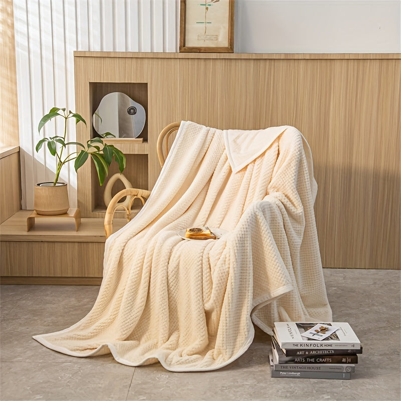 Winter Warm Fleece Throw Blanket Soft Warm Throw Blanket for Bed Couch