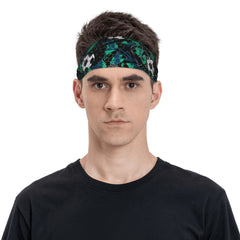Unisex Sports Headband Soccer Ball Sweat Wicking Polyester & Spandex
