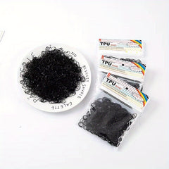 900pcs Kids' Disposable Hair Ties - Perfect Hair Accessory