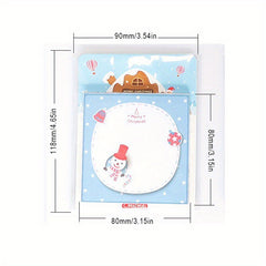 Christmas Cartoon Sticky Notes Student Memo Office Memos N Times Stickers