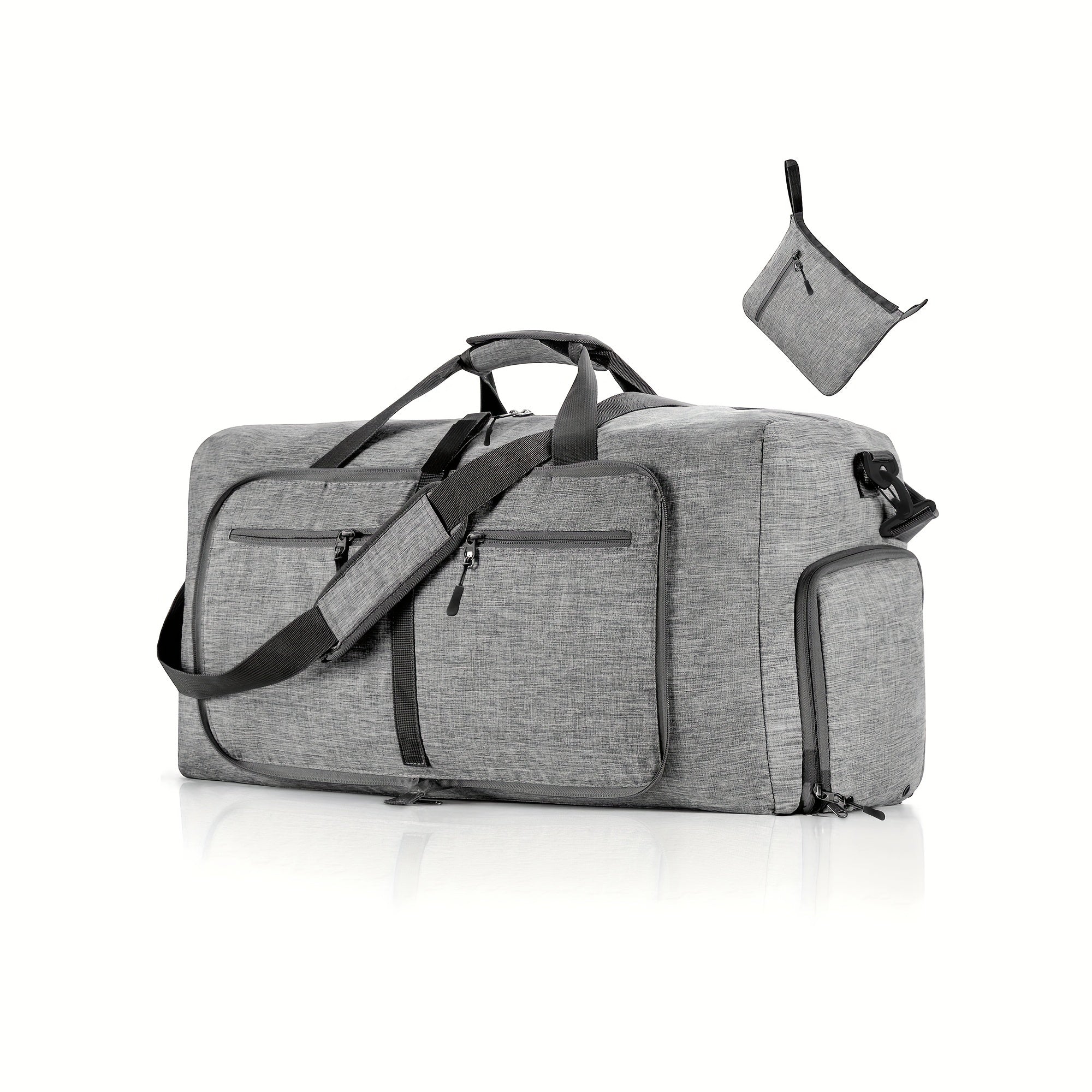 Folding Duffle Bag for Outdoor Travel Camping Fitness Men Women