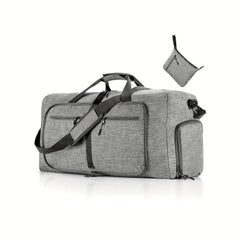 Folding Duffle Bag for Outdoor Travel Camping Fitness Men Women