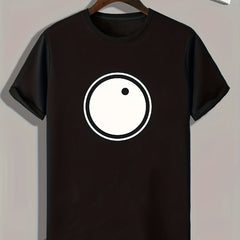 Geometric Pattern Print Men's Sports T-Shirt - Comfy & Stylish