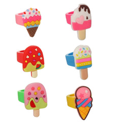 12pcs Ring Ice Cream Party Favors Pack