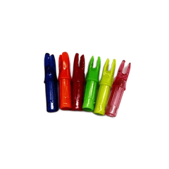 12pcs Carbon Arrow Nock For 0.244in Archery Arrow Nock Plastic Insert