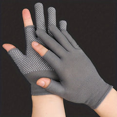 Non slip Touchscreen Nylon Gloves Spring Summer Outdoor Riding Sport Fitness Glo
